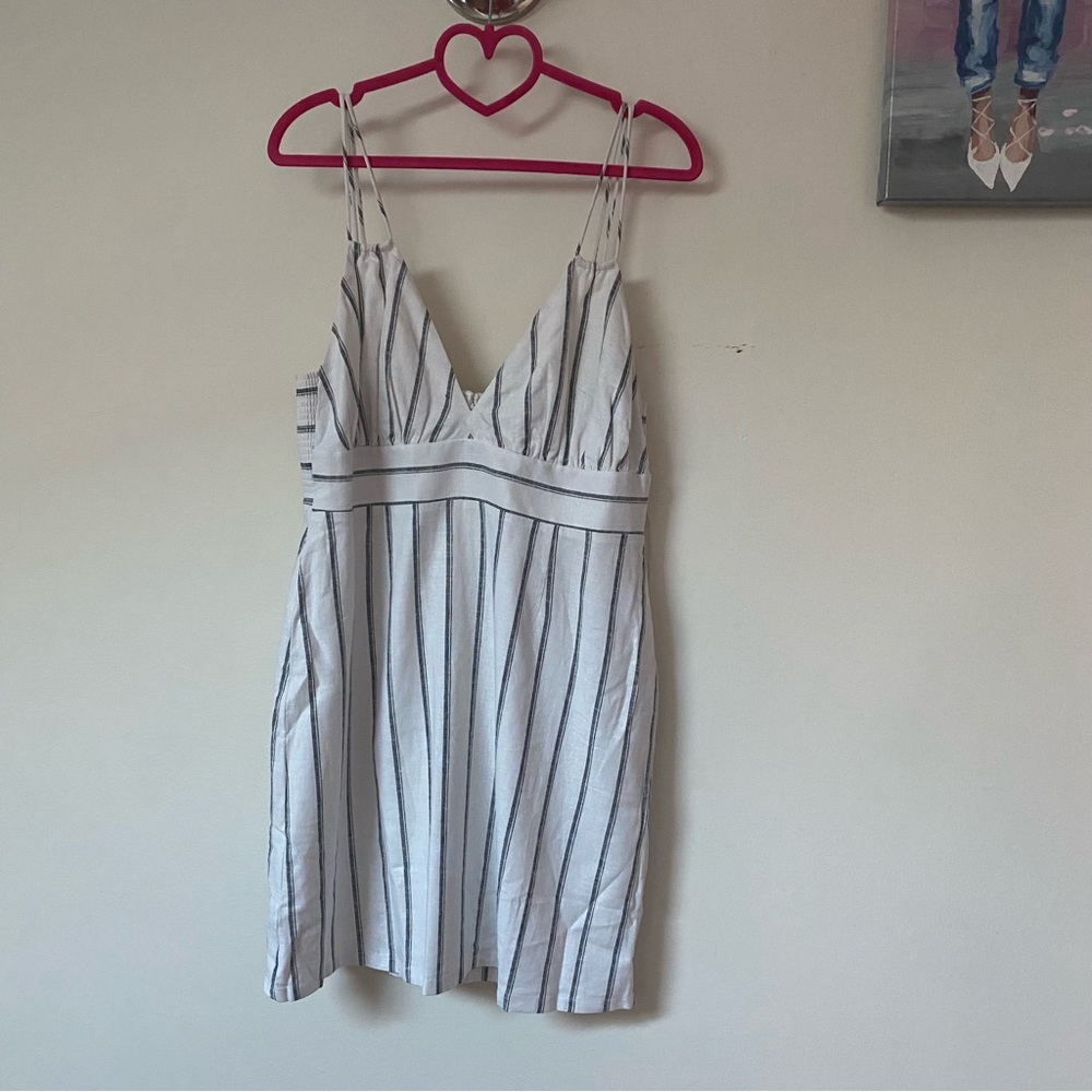 Bar III linen blend dress